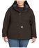 Image #1 - Carhartt Women's Dark Brown Full Swing Caldwell Duck Jacket - Plus, , hi-res