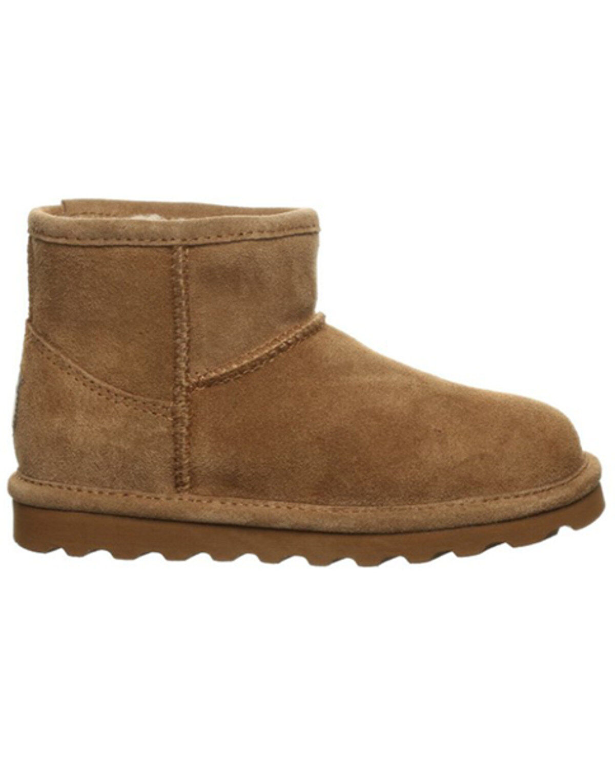Image #2 - Bearpaw Girls' Alyssa Casual Boots - Round Toe, Brown, hi-res