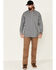 Image #3 - Ariat Men's FR Check Long Sleeve Work Shirt, Blue, hi-res