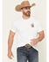 Image #2 - Hooey Men's Prison Rodeo Short Sleeve Graphic T-Shirt, White, hi-res