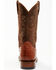 Image #5 - Cody James Men's Brandy Genuine Ostrich Exotic Western Boots - Broad Square Toe, Red, hi-res