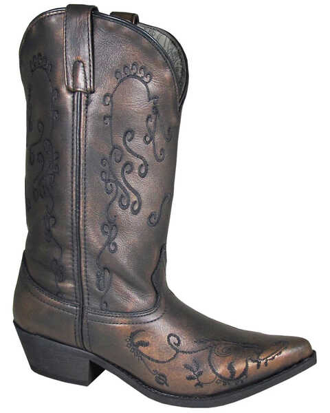 Image #1 - Smoky Mountain Women's Harlow Western Boots - Snip Toe, , hi-res