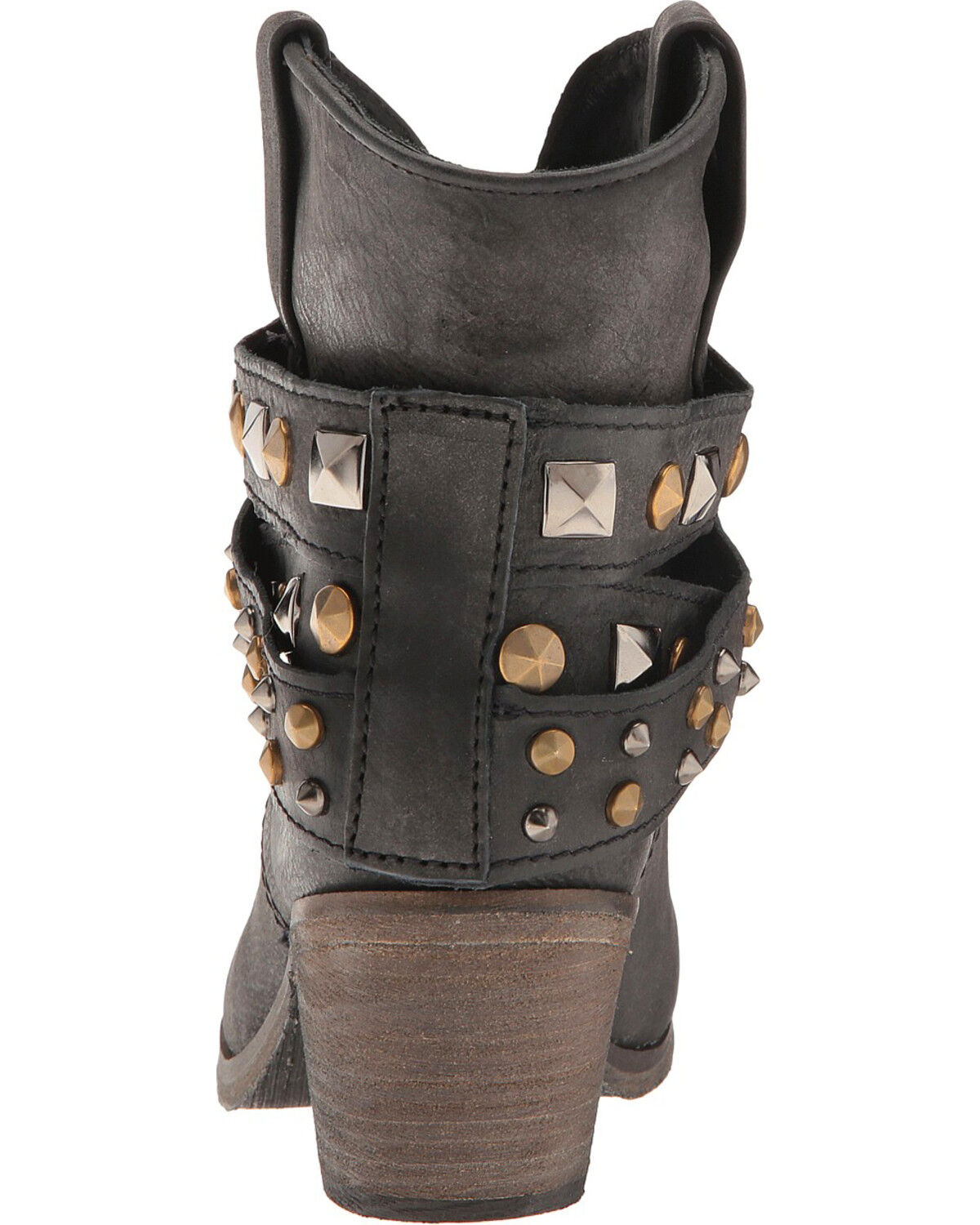 corral studded strap ankle boots