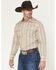 Image #2 - Stetson Men's Wallpaper Floral Print Long Sleeve Snap Western Shirt, Brown, hi-res