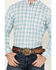 Image #3 - Ariat Men's Edward Plaid Print Long Sleeve Button-Down Performance Western Shirt, Aqua, hi-res