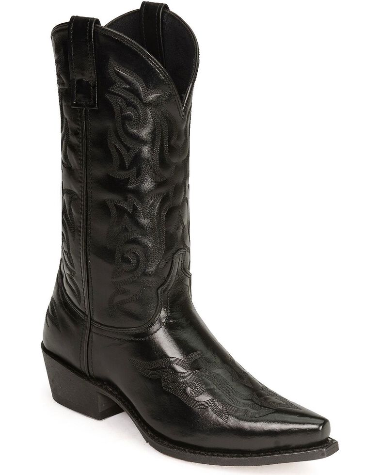 Laredo Men's Hawk Western Boots, Black, hi-res