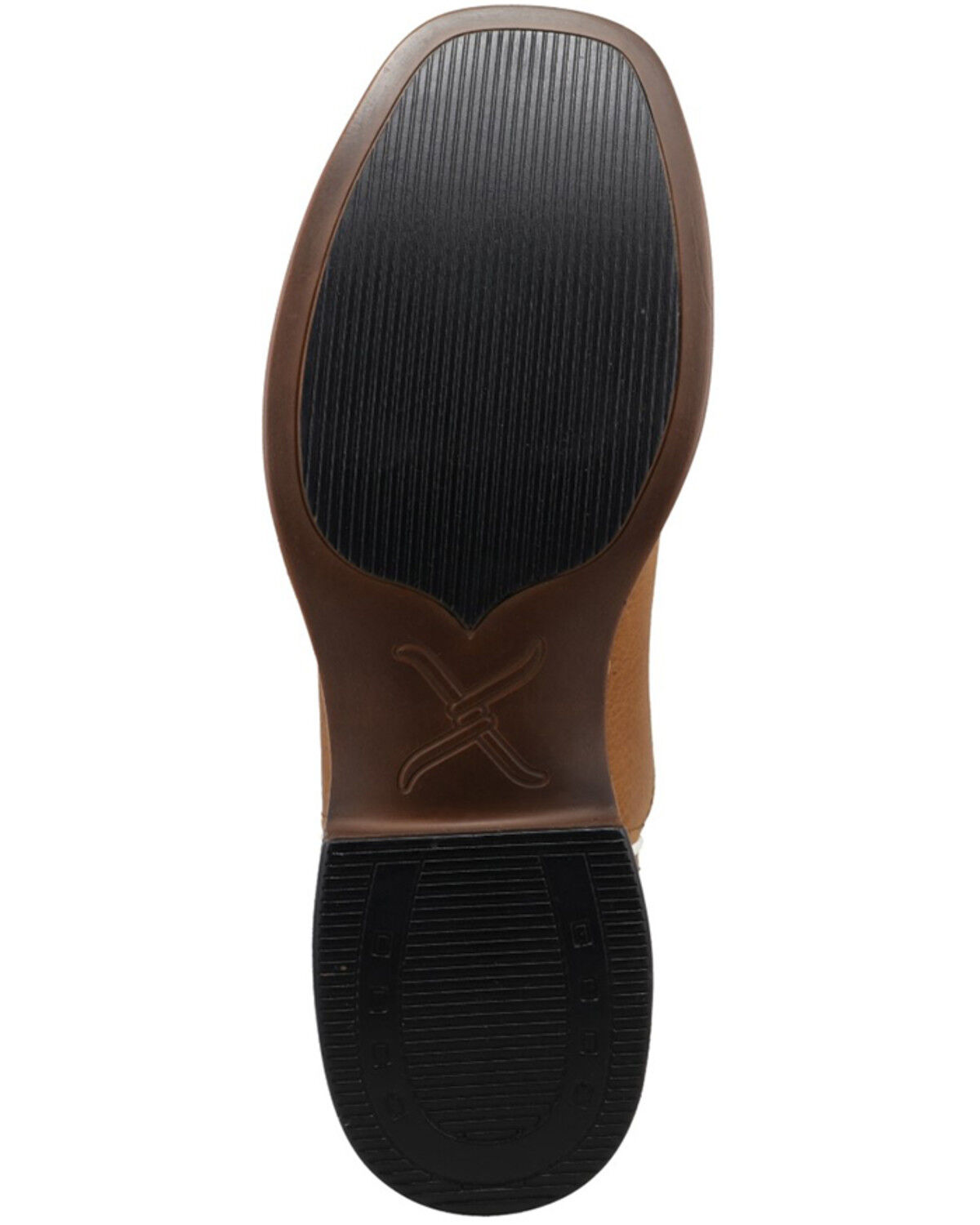 Image #7 - Twisted X Men's 13" Top Hand Performance Western Boots - Broad Square Toe, Brown, hi-res