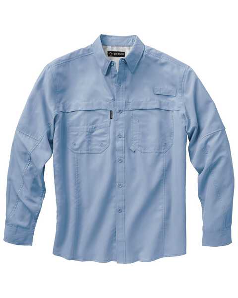 Image #1 - Dri Duck Men's Catch Long Sleeve Woven Work Shirt, , hi-res