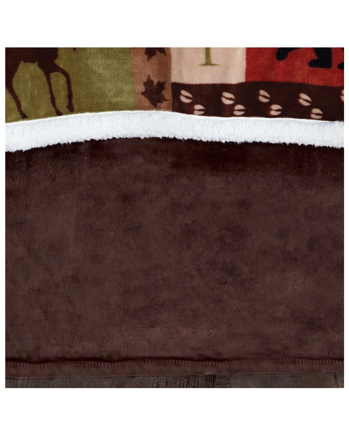 Carstens Home Solid Brown Plush Velvet Bed Skirt - Queen Size, Brown, hi-res