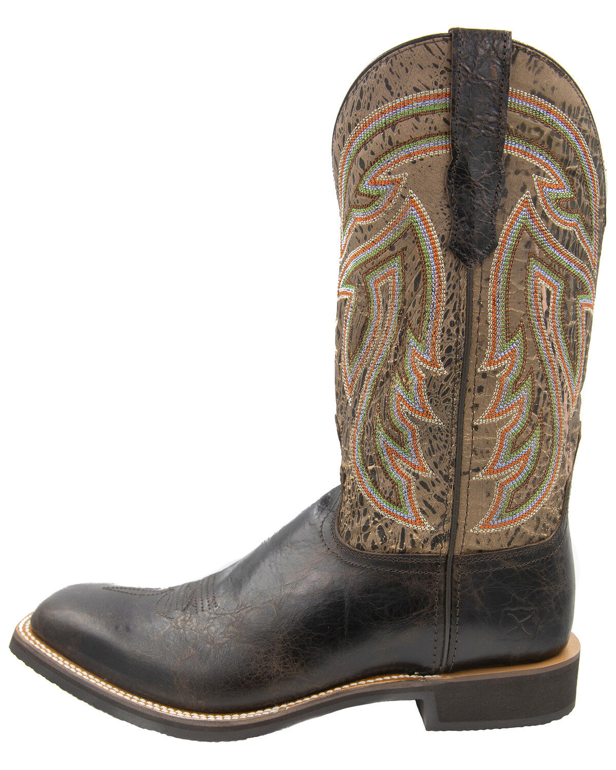 mens silver cowboy boots