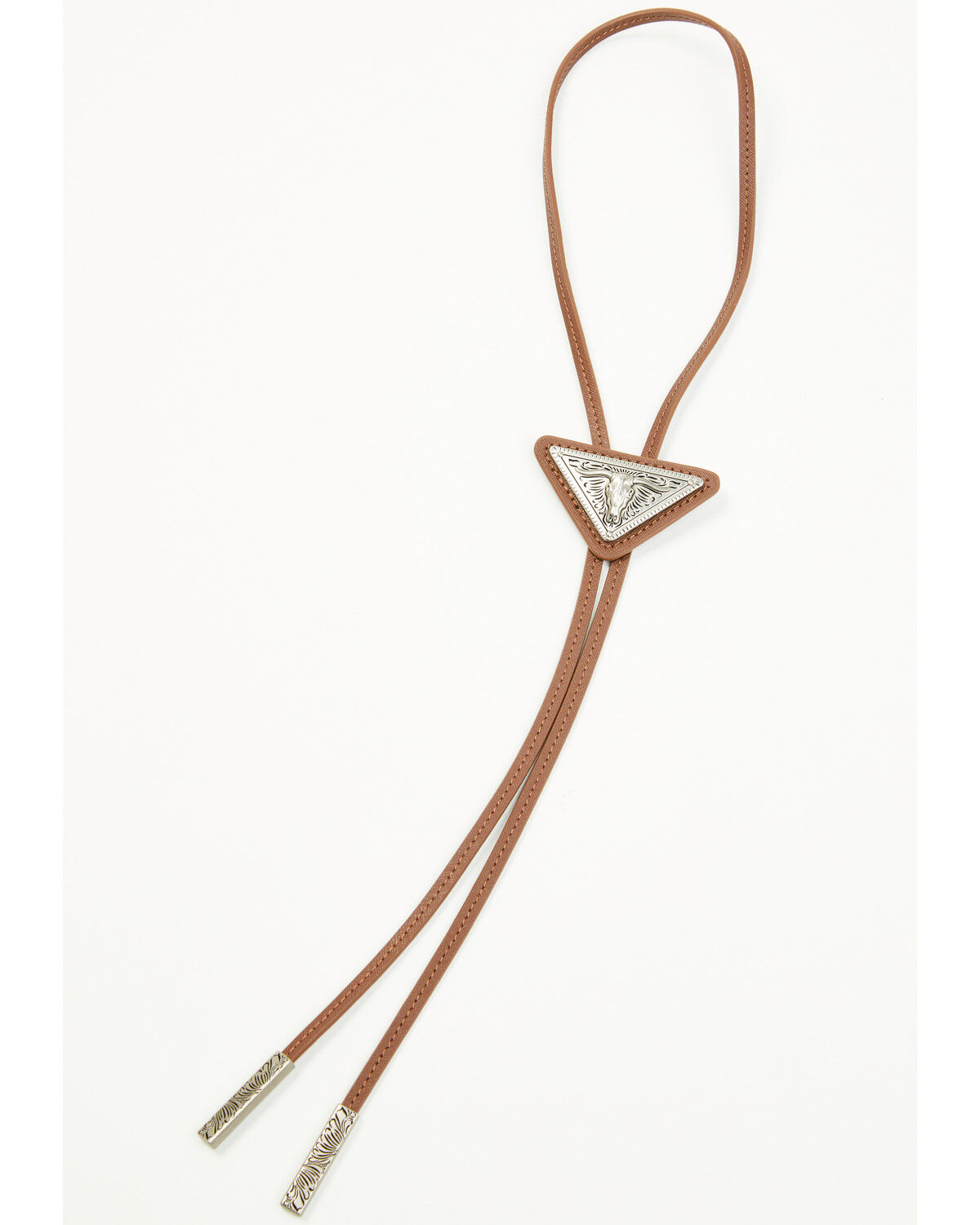 Image #2 - Cody James Black 1978® Men's Steer Head Bolo Tie, Brown, hi-res