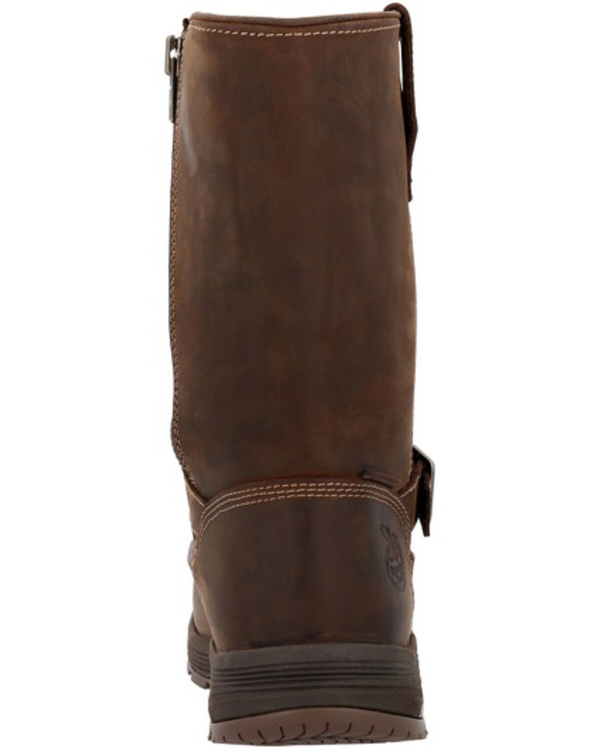 Image #5 - Georgia Men's 11" Athens Superlyte Waterproof Wellington Pull-On Work Boots - Soft Toe, Brown, hi-res