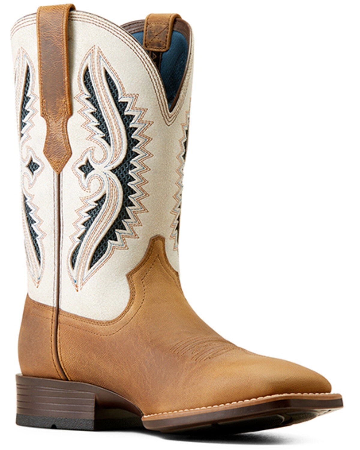 Ariat Men's Rowder VentTek 360&deg; Western Boots - Broad Square Toe, Brown, hi-res