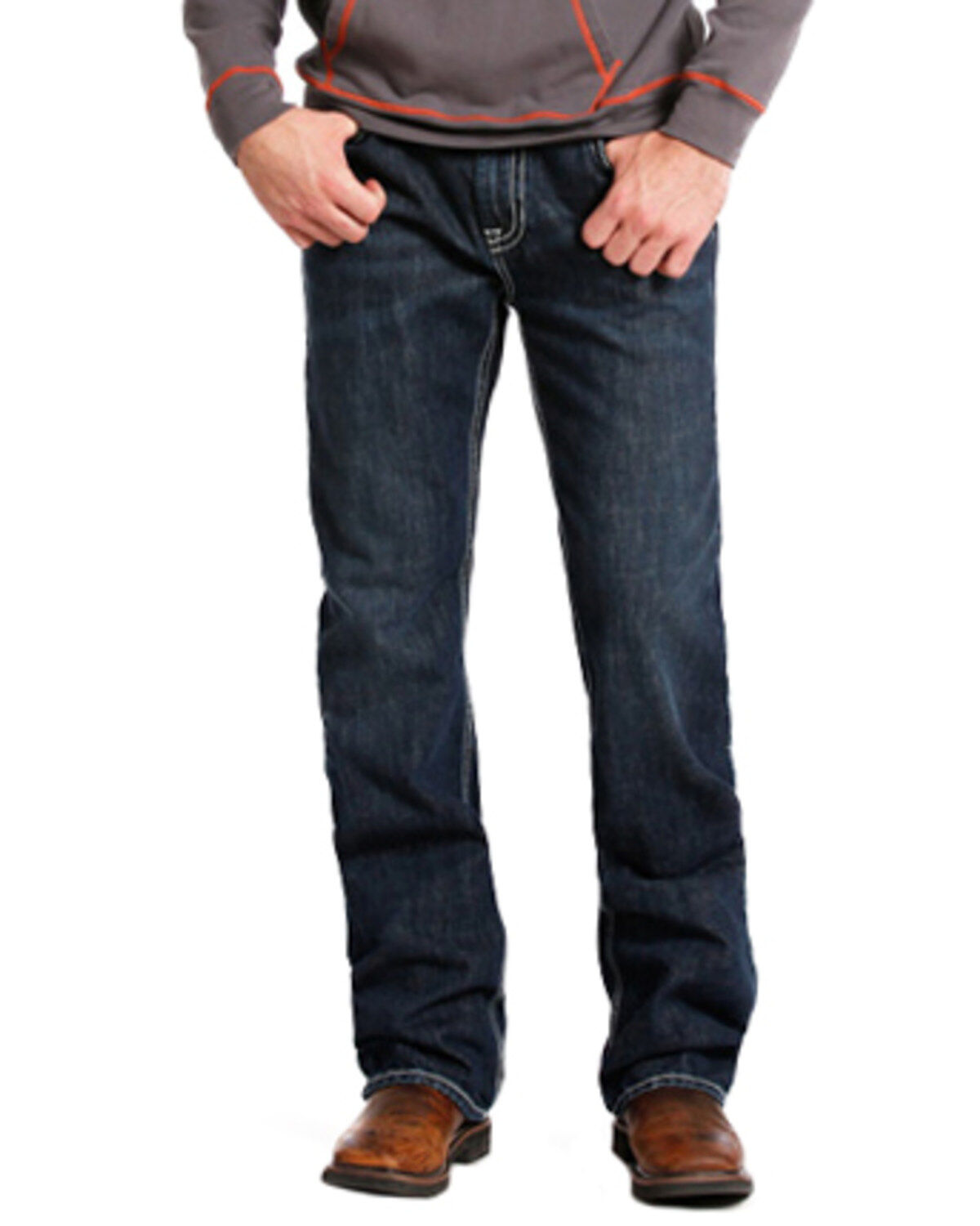 Image #3 - Rock & Roll Denim Men's FR Double Barrel Relaxed Fit Bootcut Jeans, , hi-res