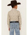 Image #4 - Wrangler 20X Boys' Paisley Print Long Sleeve Snap Stretch Western Shirt , Tan, hi-res