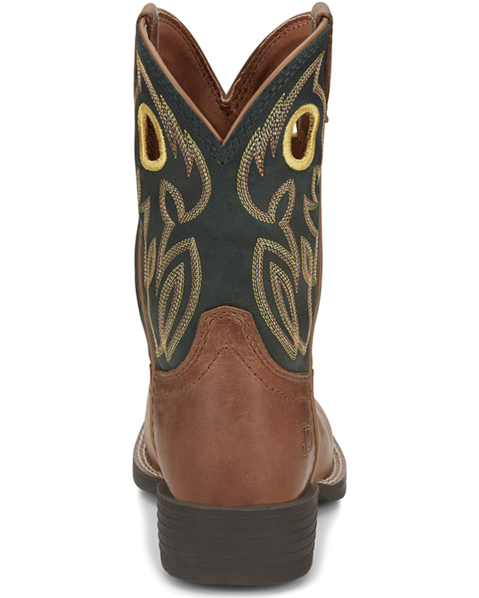 Justin Boys Bowline Junior Western Boots Brown 1 D