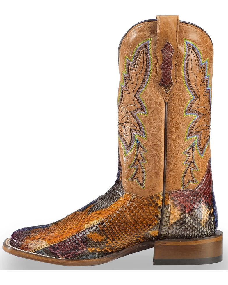 Dan Post Women S Painted Belly Python Stockman Cowgirl Boots