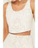 Wonderwest Women's Soutache Bustier , White, hi-res