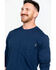 Image #4 - Hawx Men's Solid Pocket Crew Long Sleeve Work T-Shirt, , hi-res