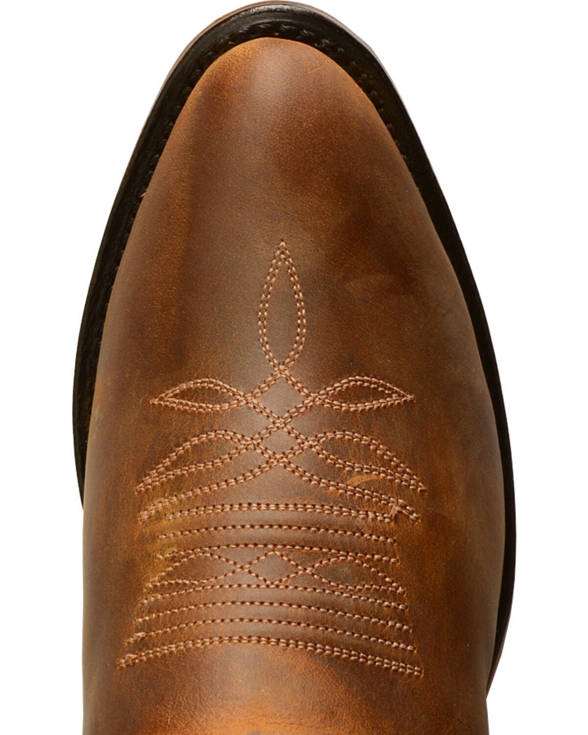 Image #6 - Boulet Fancy Stitched Cowgirl Boots - Medium Toe, Golden, hi-res