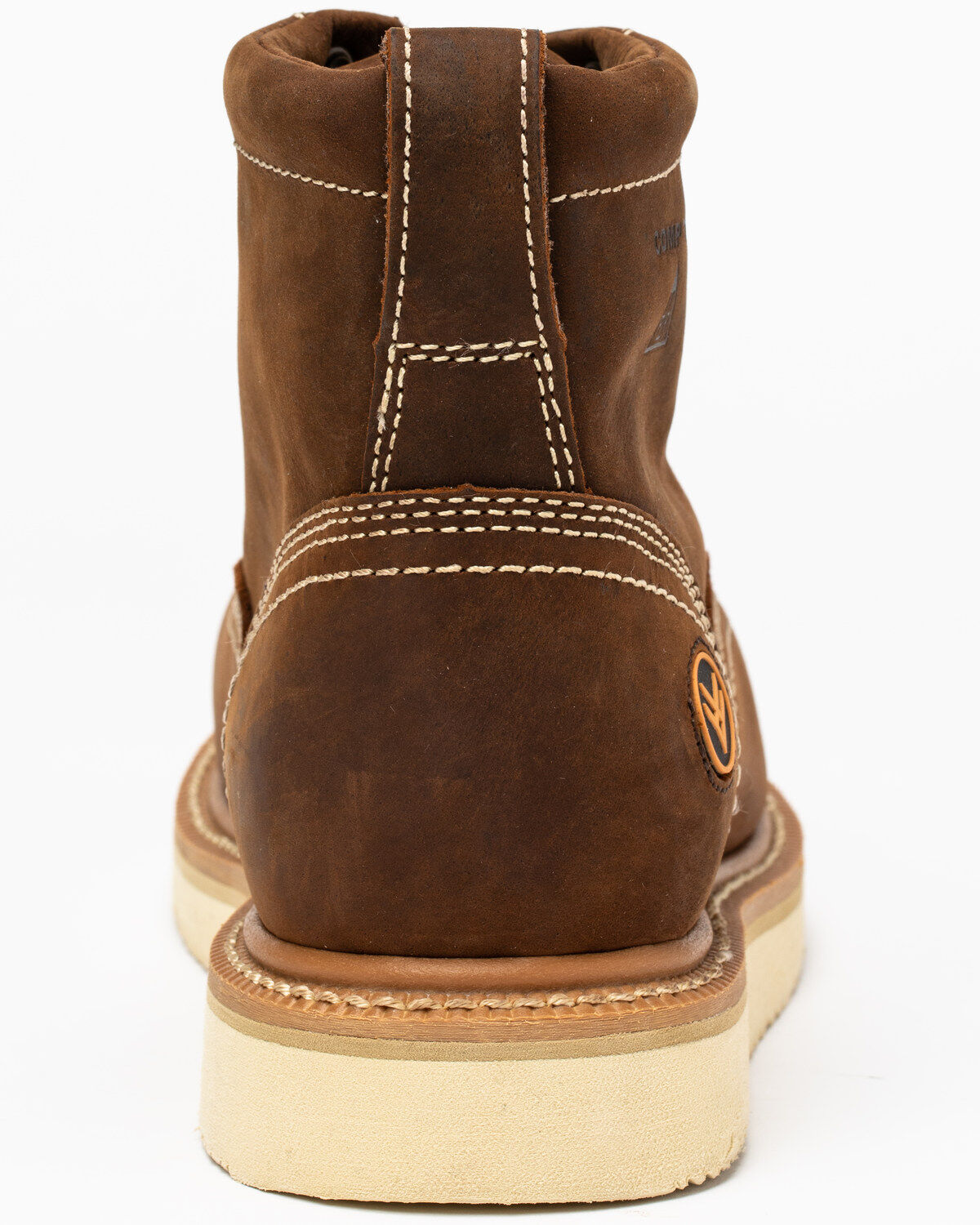 Image #5 - Hawx Men's 6" Grade Work Boots - Composite Toe, Brown, hi-res