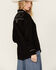 Image #4 - Panhandle Women's Retro Studded Long Sleeve Snap Western Shirt, Black, hi-res