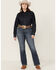 Image #1 - Ariat Women's Medium Wash Perfect Rise Phoebe Stretch Bootcut Jeans - Plus, Medium Wash, hi-res