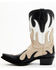 Yippee Ki Yay by Old Gringo Women's Fire Soul Western Boots - Snip Toe, Black/white, hi-res