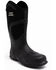 Image #1 - Cody James Men's Rubber Waterproof Work Boots - Composite Toe, Black, hi-res