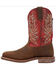 Georgia Boot Men's Carbo-Tec Waterproof Soft Toe Western Boots - Square Toe, Brown, hi-res
