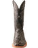 Image #4 - Twistex X Men's Ruff Stock Fill-Quill Ostrich Vamp Exotic Western Boot - Broad Square Toe, Black, hi-res