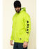 Image #3 - Ariat Men's Lime Heather Rebar Graphic Hooded Work Sweatshirt , Green, hi-res