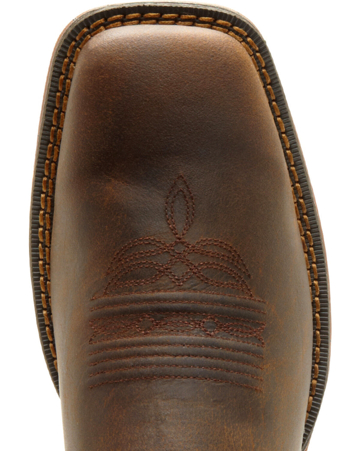 Image #13 - Durango Men's Rebel Western Performance Boots - Broad Square Toe, Coffee, hi-res