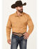 Image #1 - Blue Ranchwear Men's Solid Twill Long Sleeve Snap Western Shirt, Bronze, hi-res