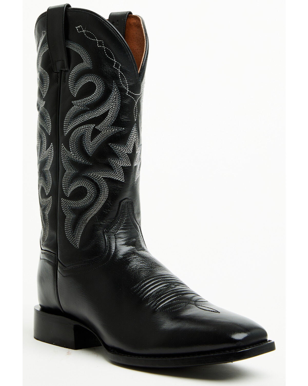 Image #1 - Dan Post Men's Remington Tall Western Boots - Square Toe, Black, hi-res