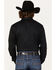 Image #4 - Kimes Ranch Men's Blackout Solid Long Sleeve Snap Western Shirt, Black, hi-res