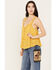 Mary Frances Roll the Dice Gold Beaded Crossbody Phone Bag, Cream, hi-res