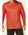 Image #4 - Columbia Men's Red Tackle Flag Back Graphic Long Sleeve T-Shirt , Red, hi-res
