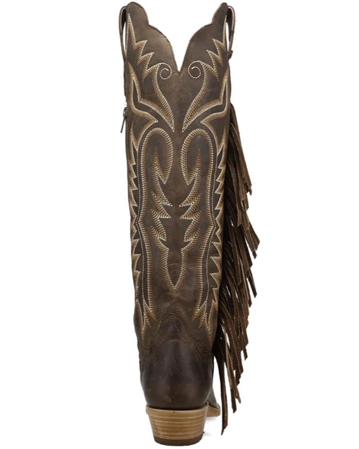 Image #5 - Dan Post Women's Prairie Dancer Tall Western Boots - Snip Toe, Brown, hi-res
