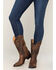 Image #2 - Shyanne Women's Studded Wing Tip Cowgirl Boots - Snip Toe, Brown, hi-res