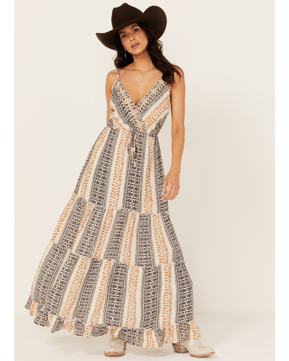 Image #2 - Angie Women's Cross Over Maxi Dress, , hi-res