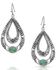 Montana Silversmiths Women's Hidden Canyon Turquoise Earrings, Silver, hi-res