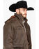 Image #3 - Outback Trading Co. Men's Langston 2-Way Fleece Jacket, Brown, hi-res