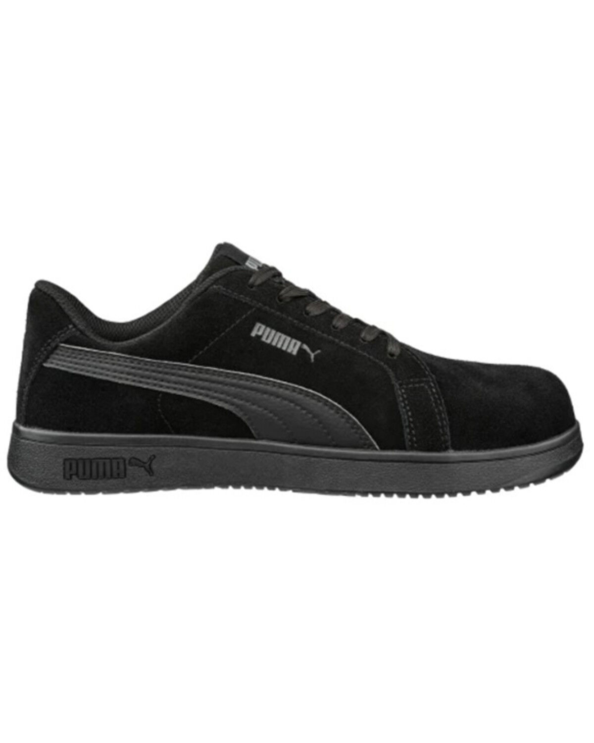 Image #1 - Puma Safety Men's Iconic Suede Work Shoes - Composite Toe, Black, hi-res