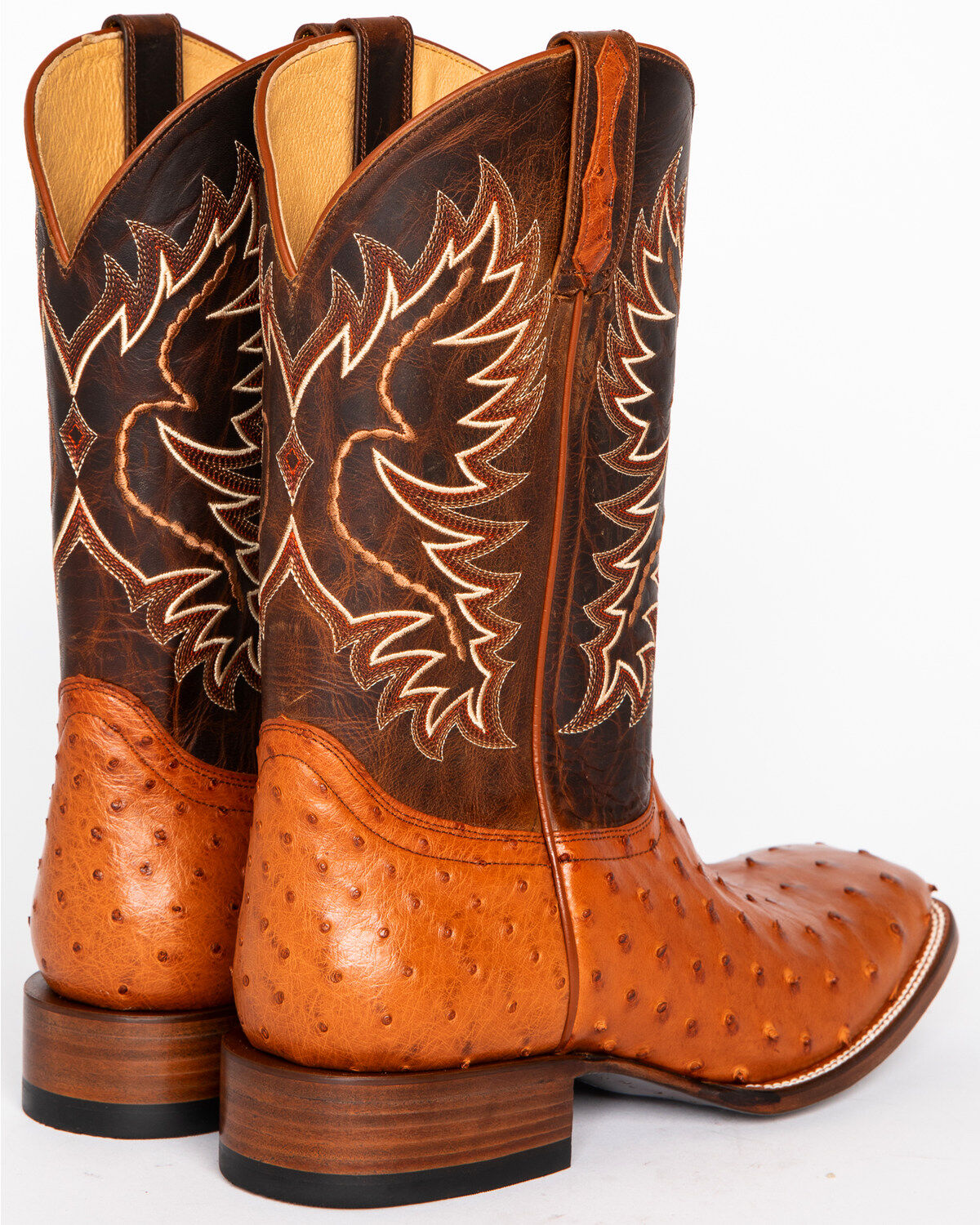 Image #7 - Cody James Men's Full Quill Ostrich Exotic Boots - Square Toe , , hi-res