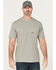 Image #1 - Ariat Men's Rebar Heat Fighter Short Sleeve Pocket Work Shirt - Tall, Dark Grey, hi-res