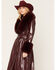 Image #2 - Azalea Wang Women's Kaya Faux Fur Crinkle Coat, Burgundy, hi-res