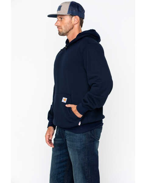 Image #4 - Carhartt Men's FR Hooded Pullover Solid Work Sweatshirt , , hi-res