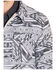Image #2 - Rock & Roll Denim Men's Southwestern Print Berber Lined Shirt Jacket, Grey, hi-res