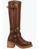 Image #2 - Dingo Women's Fillmore Tall Fashion Boots - Round Toe, Brown, hi-res